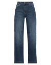 Caractere Caractère Woman Jeans Blue Size 30 Cotton, Polyester, Elastane In Blue