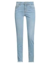 Caractere Caractère Woman Jeans Blue Size 4 Cotton, Elastane, Polyester In Blue
