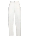 Caractere Caractère Woman Jeans Ivory Size 32 Cotton, Elastane In White