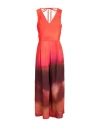 Caractere Caractère Woman Jumpsuit Red Size 10 Viscose In Red