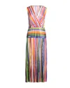 Caractere Long Dresses In Pink