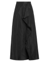 Caractere Caractère Woman Maxi Skirt Black Size 12 Polyester In Black