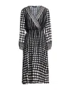 Caractere Midi Dresses In Black