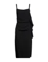 Caractere Midi Dresses In Black