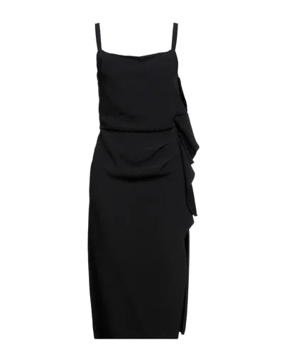 Caractere Midi Dresses In Black