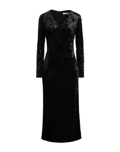 Caractere Caractère Woman Midi Dress Black Size 4 Polyester, Elastane