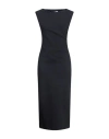 Caractere Caractère Woman Maxi Dress Black Size 2 Polyester In Blue