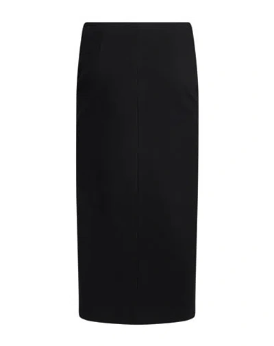 Caractere Caractère Woman Midi Skirt Black Size 4 Viscose, Nylon, Elastane