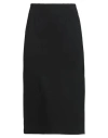 Caractere Caractère Woman Midi Skirt Black Size 8 Viscose, Polyamide, Elastane
