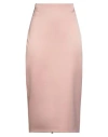Caractere Caractère Woman Midi Skirt Blush Size 8 Polyester, Elastane In Pink