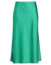 Caractere Caractère Woman Midi Skirt Green Size 6 Polyester, Elastane In Green