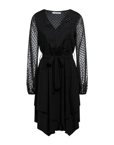 Caractere Caractère Woman Mini Dress Black Size 10 Polyester