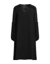 Caractere Caractère Woman Mini Dress Black Size 8 Polyester