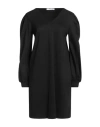 Caractere Caractère Woman Mini Dress Black Size 8 Viscose, Polyamide, Elastane In Black