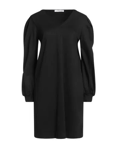 Caractere Caractère Woman Mini Dress Black Size 8 Viscose, Polyamide, Elastane