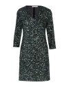 Caractere Caractère Woman Mini Dress Dark Green Size 6 Polyester