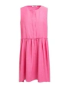 Caractere Caractère Woman Mini Dress Fuchsia Size 14 Polyester In Pink