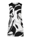 Caractere Caractère Woman Mini Dress White Size 14 Polyester, Elastane, Viscose In White
