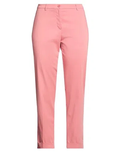 Caractere Caractère Woman Pants Antique Rose Size 4 Cotton, Polyester, Elastane In Pink
