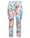 Caractere Caractère Woman Pants Azure Size 12 Cotton, Elastane In Blue