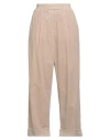 Caractere Caractère Woman Pants Beige Size 6 Cotton, Modal, Elastane In Neutral