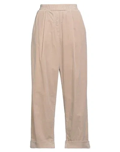 Caractere Caractère Woman Pants Beige Size 6 Cotton, Modal, Elastane In Neutral