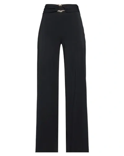 Caractere Caractère Woman Pants Black Size 12 Acetate, Polyamide, Elastane