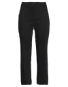 Caractere Caractère Woman Pants Black Size 12 Cotton, Polyester, Elastane