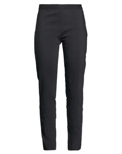 Caractere Caractère Woman Pants Black Size 14 Cotton, Polyamide, Elastane