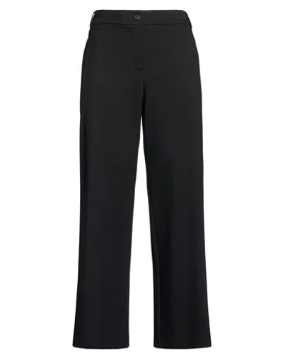 Caractere Caractère Woman Pants Black Size 14 Viscose, Polyamide, Elastane