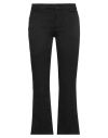 Caractere Caractère Woman Pants Black Size 14 Cotton, Elastane In Black