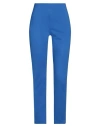 Caractere Caractère Woman Pants Blue Size 14 Viscose, Polyamide, Elastane