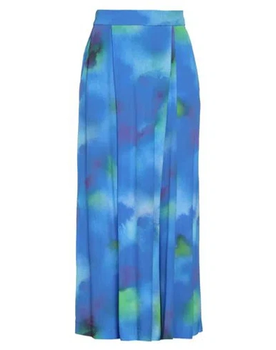 Caractere Caractère Woman Pants Bright Blue Size 4 Viscose