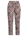 Caractere Caractère Woman Pants Brown Size 14 Cotton In Brown