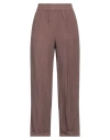 Caractere Caractère Woman Pants Brown Size 2 Linen
