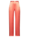 Caractere Caractère Woman Pants Coral Size 10 Viscose, Polyester In Red