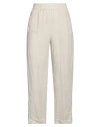 Caractere Caractère Woman Pants Cream Size 4 Linen In White