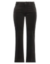 Caractere Caractère Woman Pants Dark Brown Size 27 Cotton, Modal, Elastane In Brown