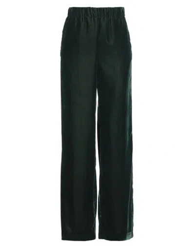 Caractere Caractère Woman Pants Dark Green Size 8 Polyester