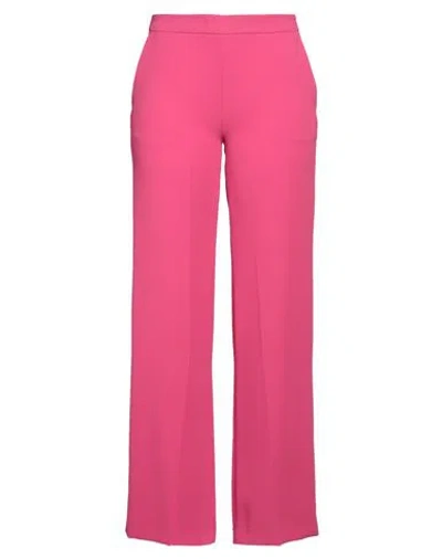 CARACTERE CARACTÈRE WOMAN PANTS FUCHSIA SIZE 10 POLYESTER