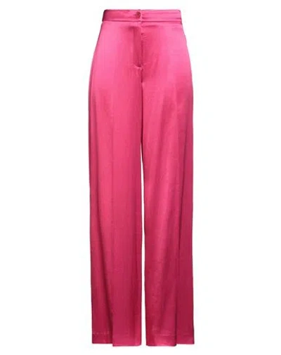 Caractere Caractère Woman Pants Fuchsia Size 10 Viscose, Elastane In Purple