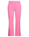 Caractere Caractère Woman Pants Fuchsia Size 14 Cotton, Elastane In Pink