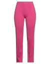 Caractere Caractère Woman Pants Fuchsia Size 14 Viscose, Polyamide, Elastane In Pink