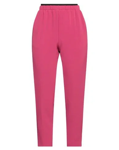 Caractere Caractère Woman Pants Fuchsia Size 4 Polyester, Elastane In Pink