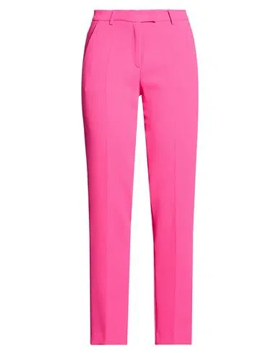 Caractere Caractère Woman Pants Fuchsia Size 6 Polyester In Pink