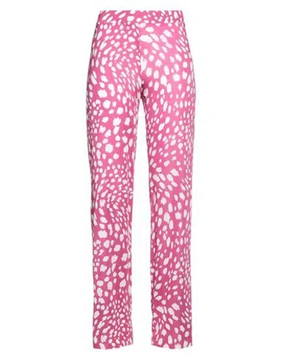 Caractere Caractère Woman Pants Fuchsia Size 6 Viscose, Elastane In Pink