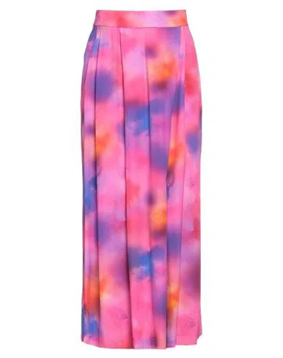 Caractere Caractère Woman Pants Fuchsia Size 6 Viscose In Pink