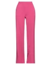 Caractere Caractère Woman Pants Fuchsia Size 6 Polyester, Elastane In Pink