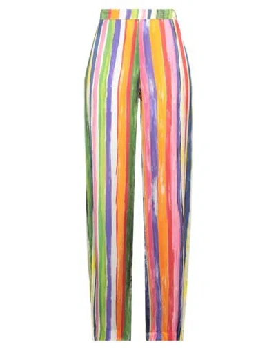 Caractere Caractère Woman Pants Green Size 6 Viscose