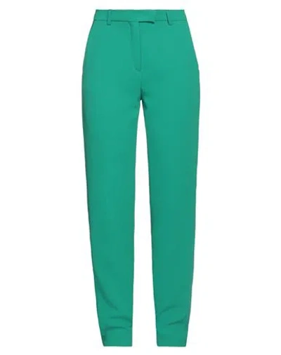 Caractere Caractère Woman Pants Green Size 8 Polyester